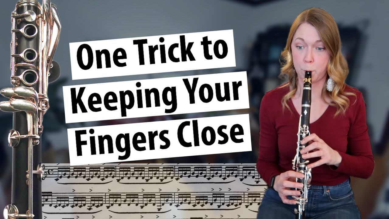 One Trick to Keeping Fingers Close | Hand Position on Clarinet