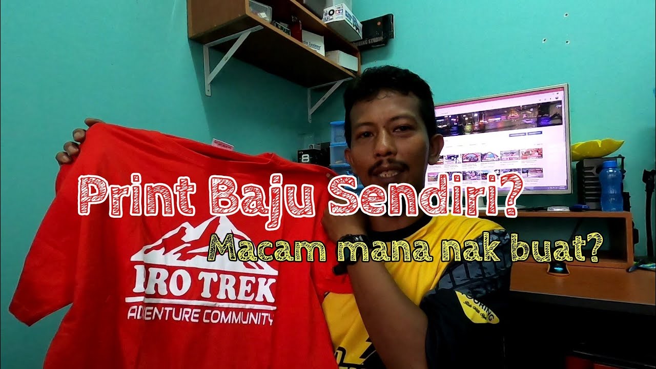 Tutorial Print Baju | Jom Print Baju Sendiri