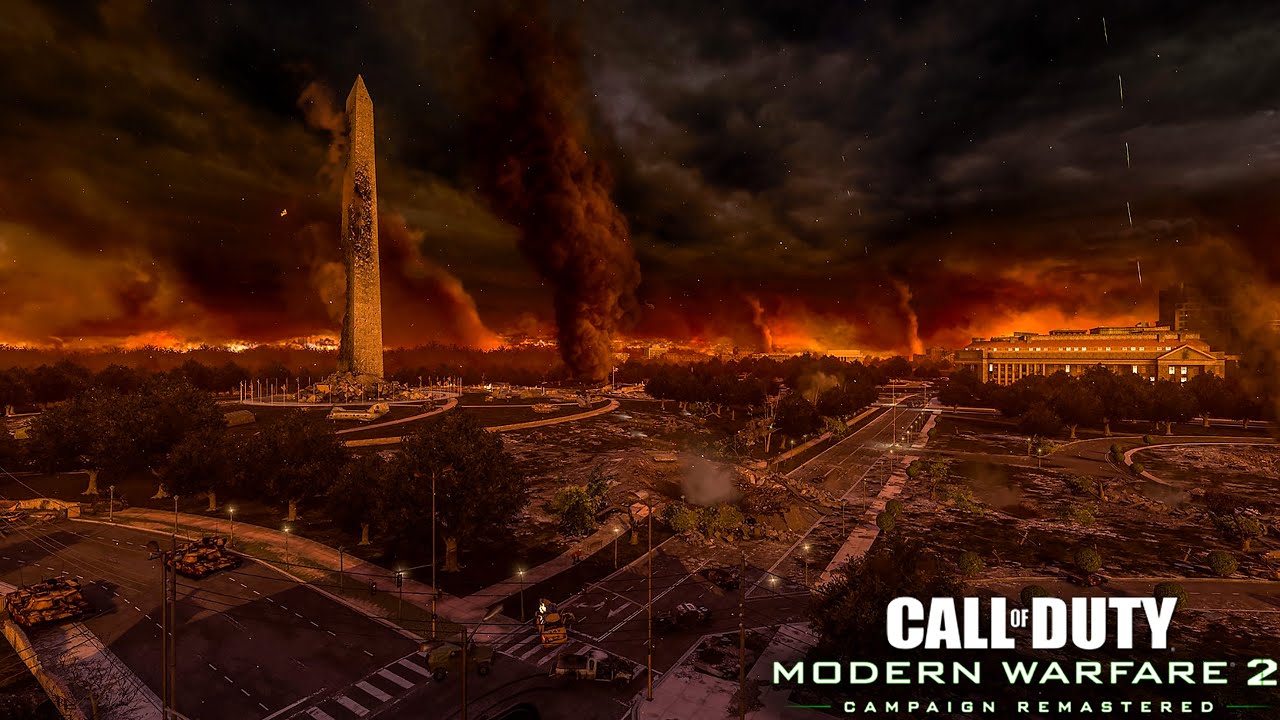 Возвращение Вашингтона (округ Колумбия). Modern Warfare 2 Remastered, часть 11 — 4K