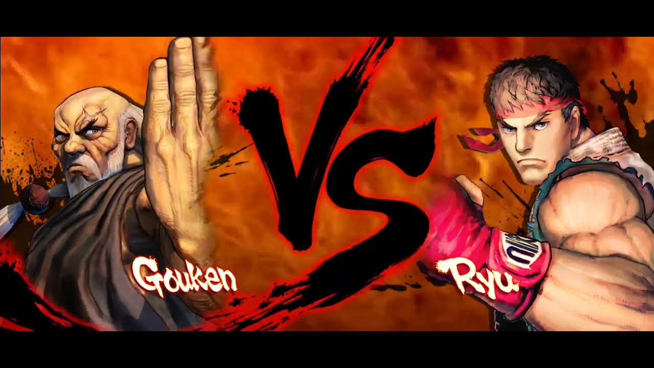 SF4, Street Fighter IV CE gameplay on mobile (Gouken 剛拳 ; difficulty : grueling)