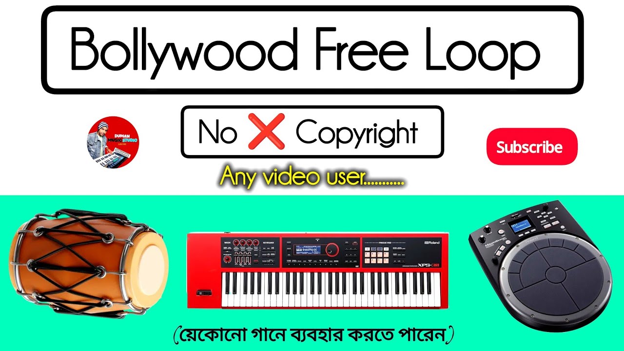 Bollywood Free Loop Music 🎶 | No Copyright Instrumental | Use in Any Song ‎⁨@Dumanmusicstudio