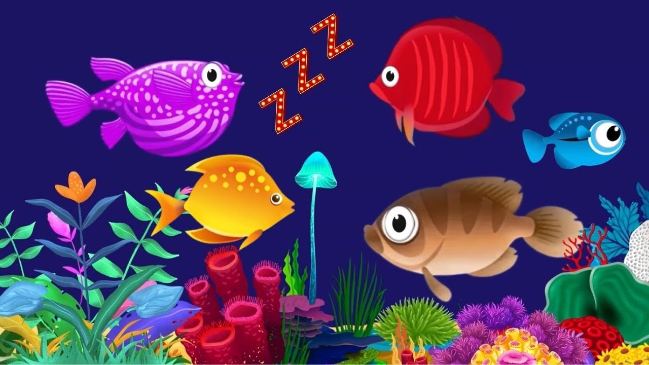 Baby Lullaby🐟Soothing fishes🐟Calming Undersea Animation🐟Aquarium #lullaby #sleepmusic #292