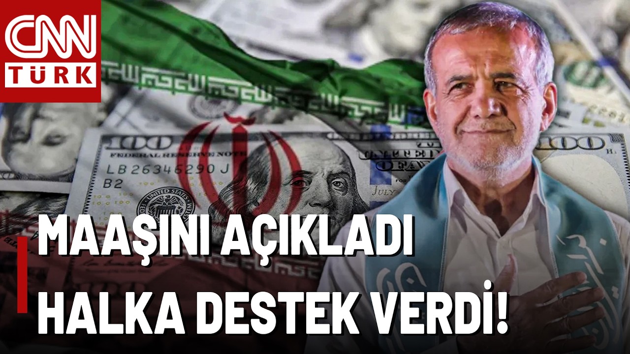 Pezeşkiyan’dan Çarpıcı İtiraf: Ekonomik Krizi Maaşıyla Örnekledi! 