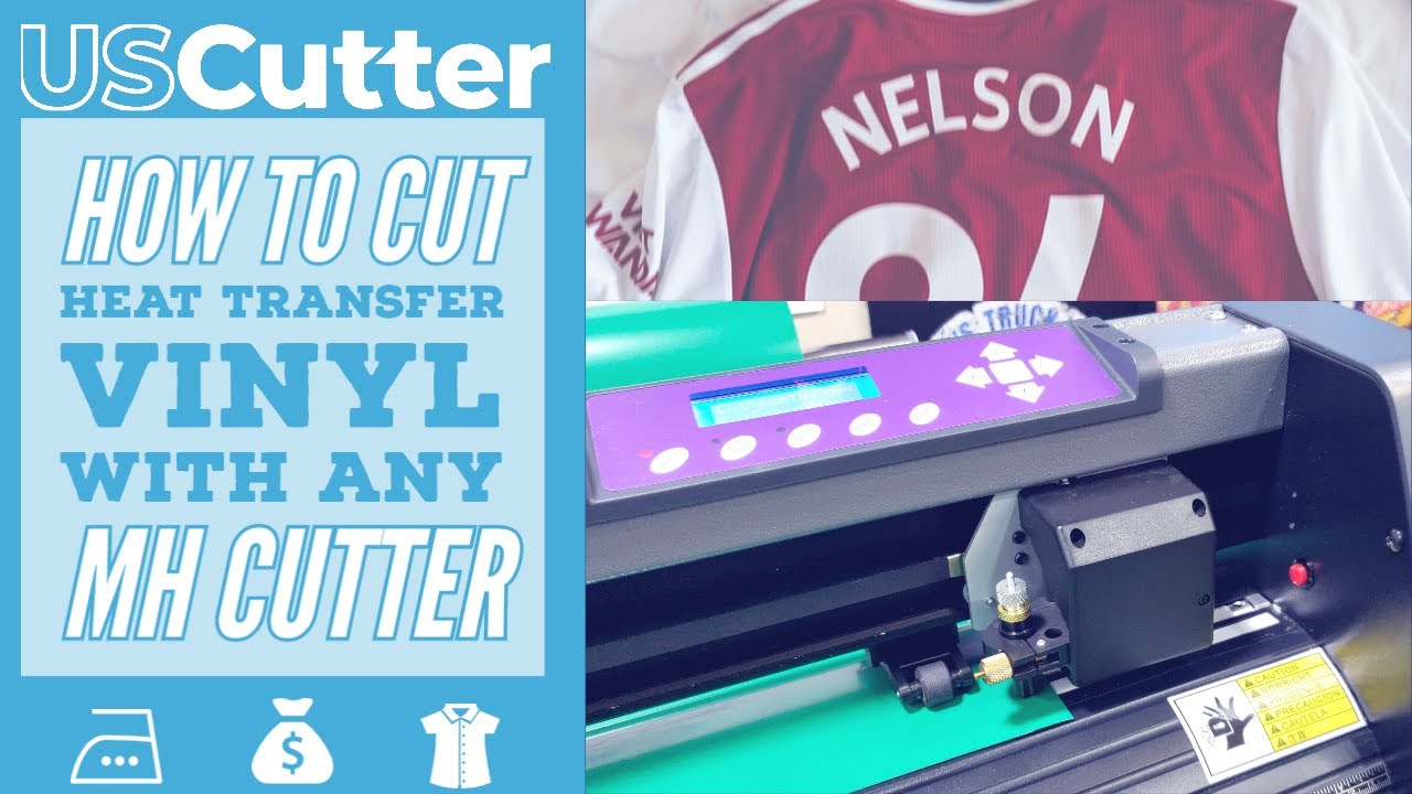How to Cut Heat Transfer Vinyl with any USCutter MH Vinyl Cutter