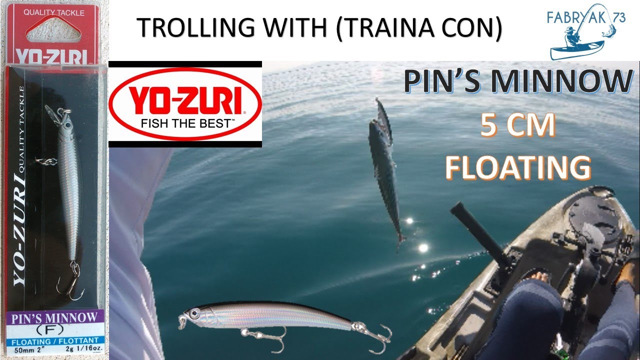 Yo-Zuri Pins Minnow 5 cm Floating: Best lure for trolling #1 (migliore esca per traina costiera #1)
