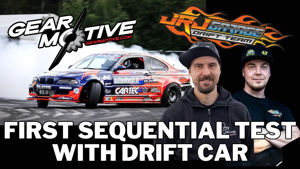 First Sequential Test on Drift Car with JRJGarage