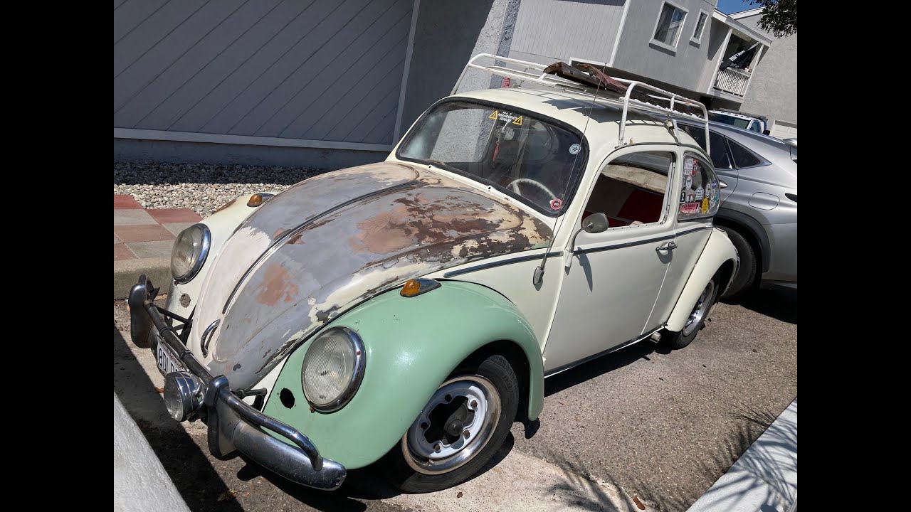 Old VW Bug Running Boards Repaired & Installed, Then DRIVE!!!