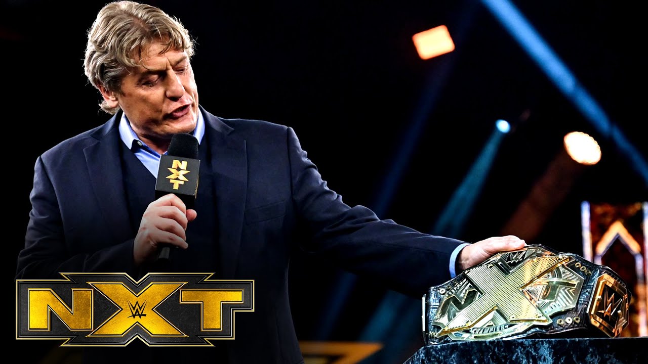 William Regal announces a massive NXT Title match for next week: WWE NXT, Aug. 26, 2020