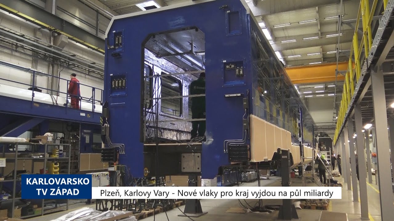 Plzeň, Karlovy Vary: Nové vlaky pro kraj vyjdou na půl miliardy (TV Západ)