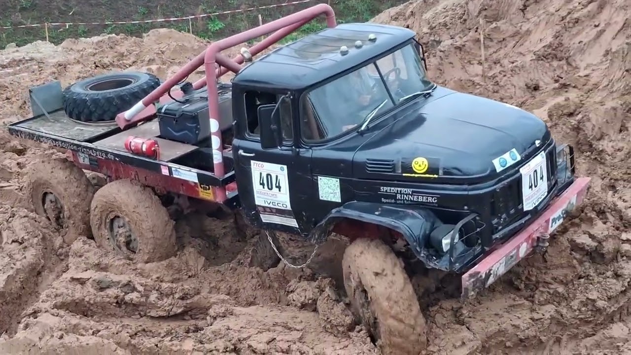 TRUCK TRIAL GERA 2025 Tongrube Kleinaga Teil 2 Klasse S4 6×6