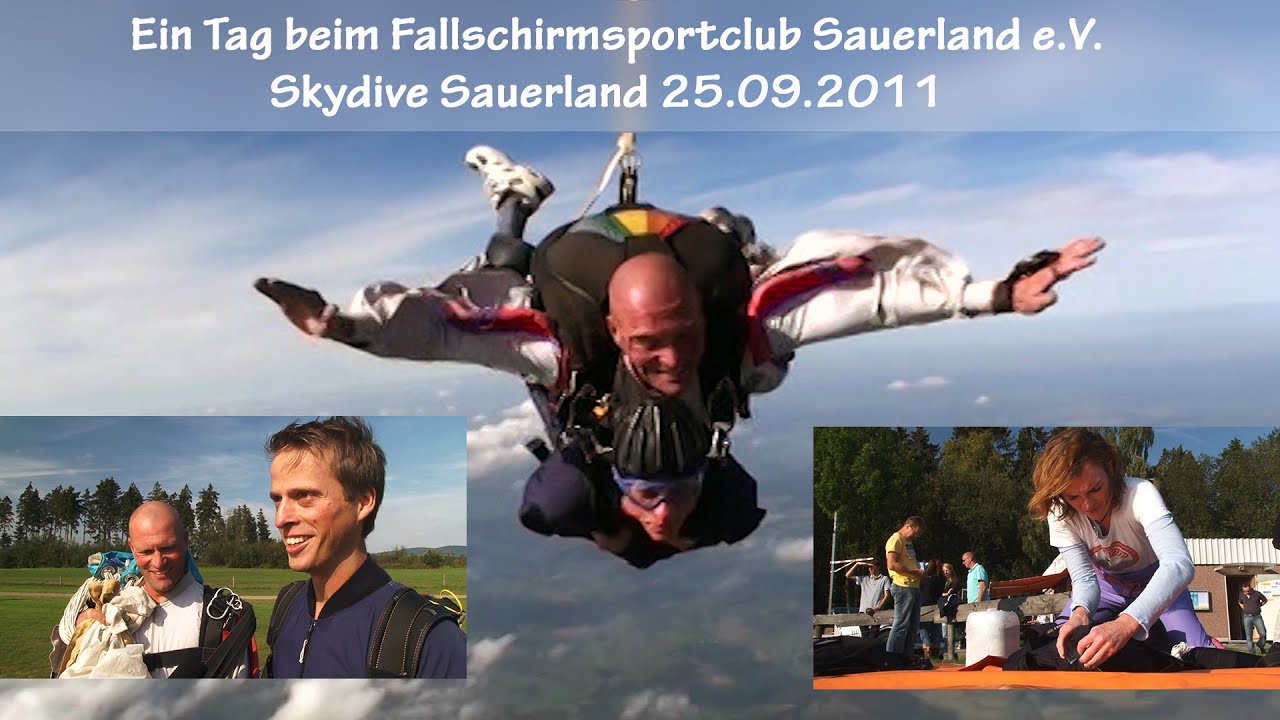 Ein Tag beim Fallschirmsportclub Sauerland e.V. Skydive Sauerland 25.09.2011