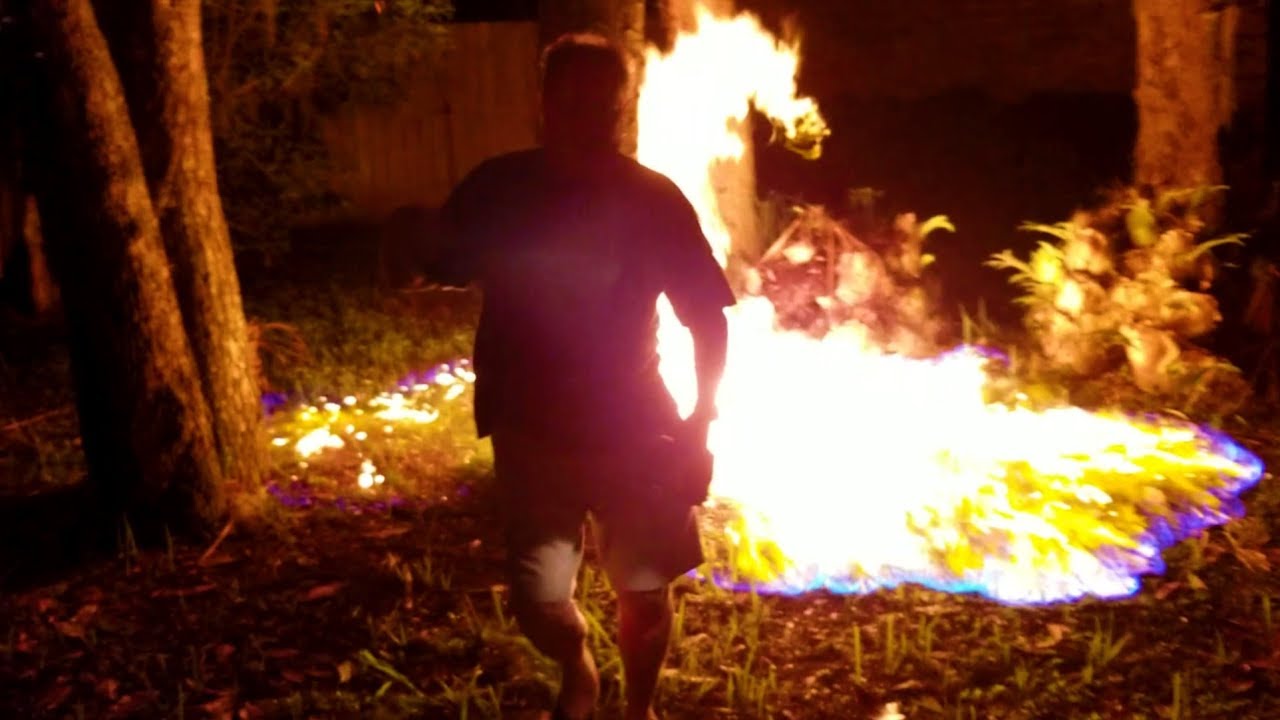 EXPLODING AND BURNING HORNET NEST! [DYNAMITE] (ALMOST DIED!)