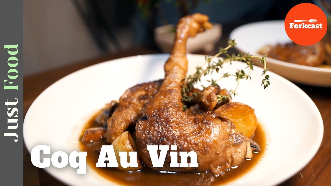 Coq Au Vin | Just Food : French Recipes At Home