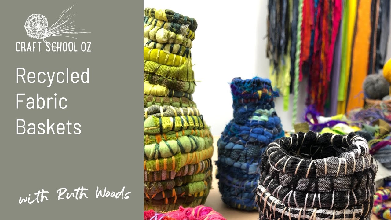Recycled Fabric Baskets