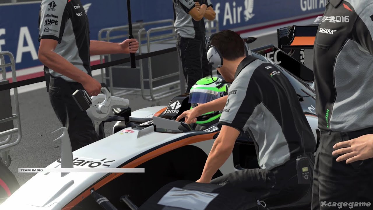 F1 2016 Gameplay -  Bahrain / Hülkenberg / Force India