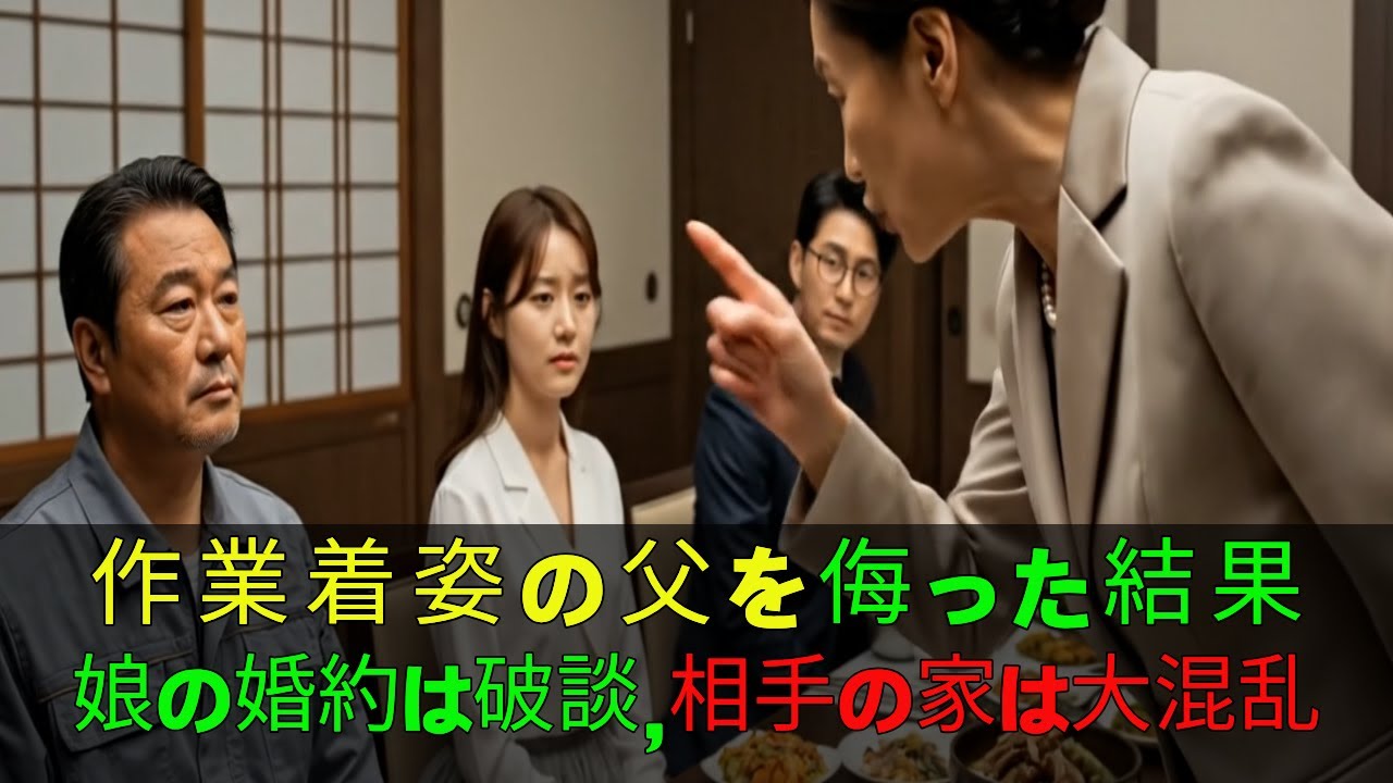 作業服で顔合わせに現れた父――娘の婚約を破談にし、相手家族の価値観を揺るがした日