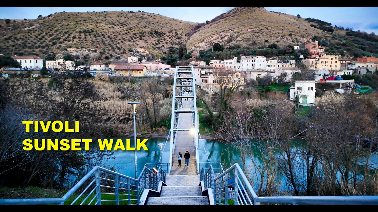 Tivoli at Sunset – Ponte Gregoriano to the Panoramic View | Walking Tour Italy