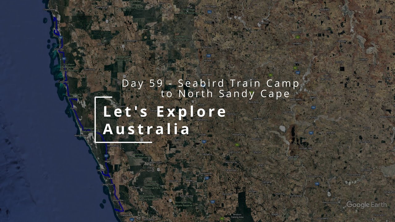 Let's Explore Australia - The Big Lap - Day 059 - Seabird Train Park to North Sandy Cape