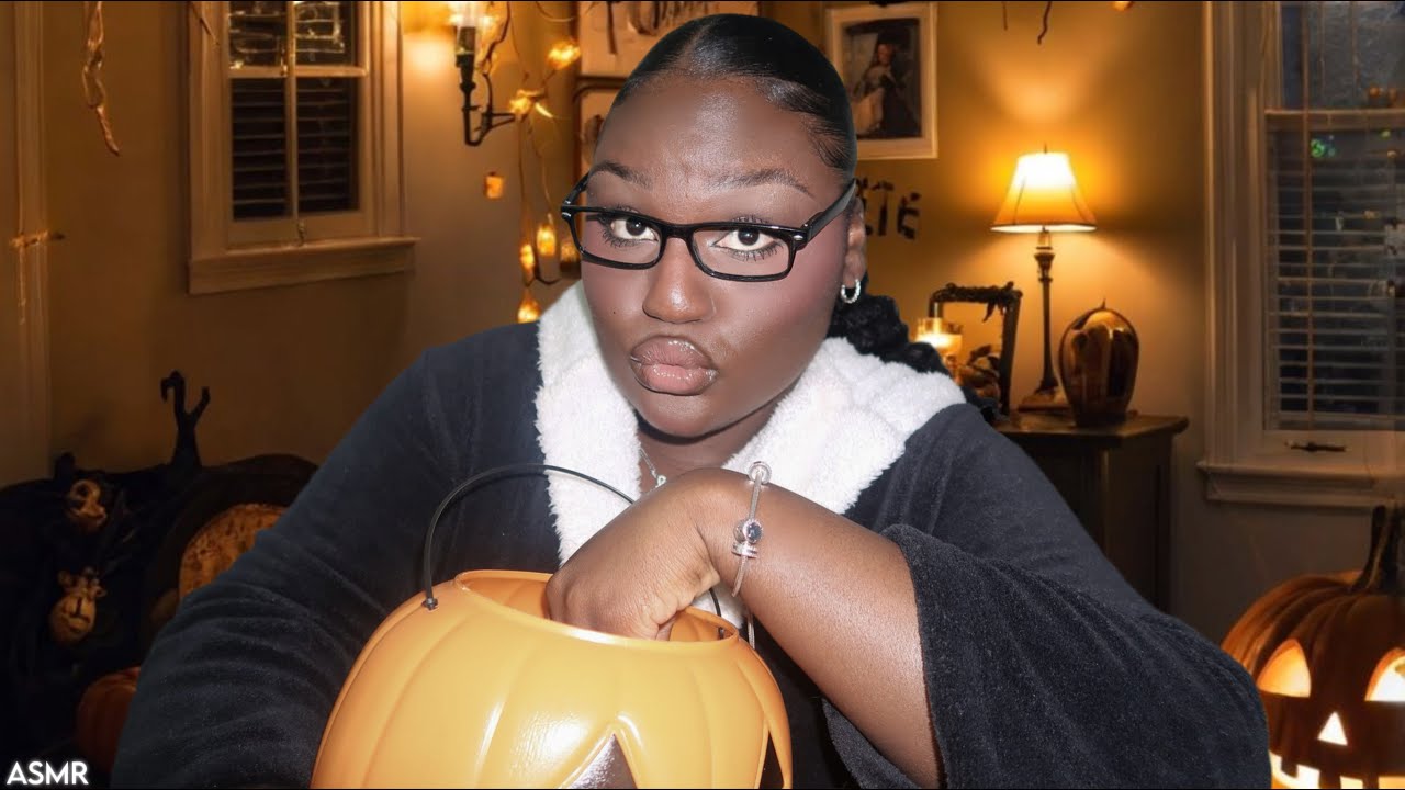 ASMR | Your Mom Checks Your Halloween Candy But Ends Up Just Eating it...