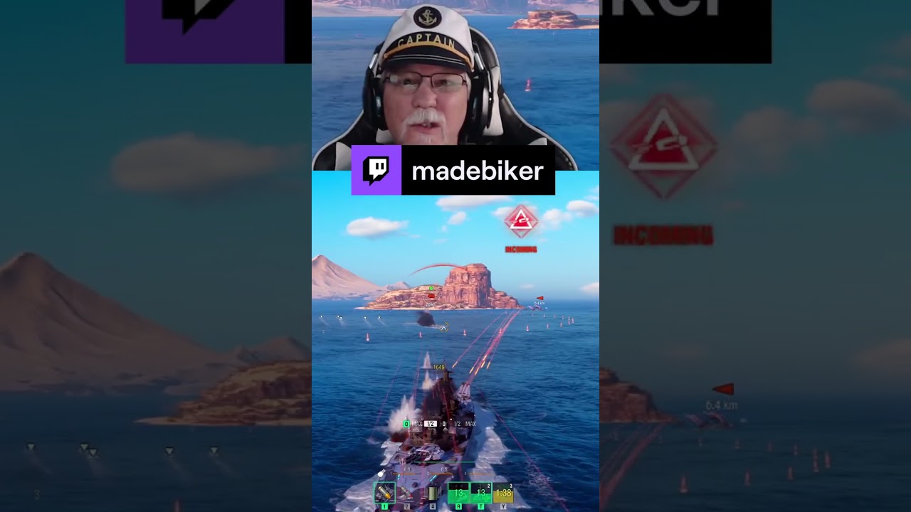 World of Warships US Battleship Iowa is a Beast! | madebiker on #Twitch