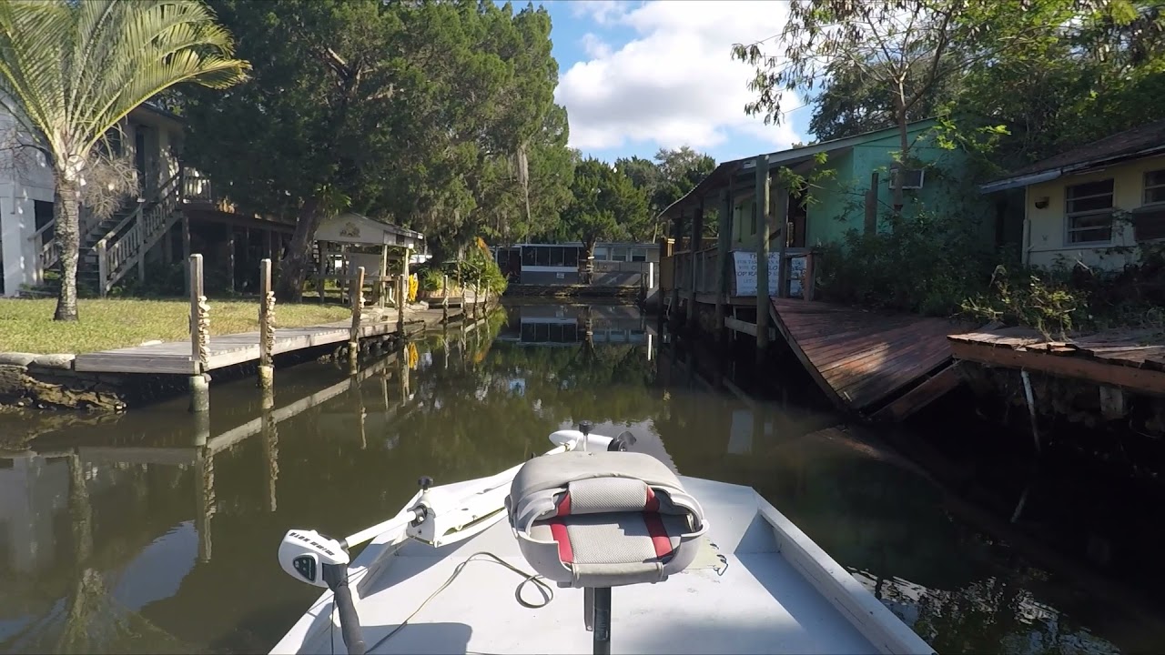 Canal Approach to Ozello Keys Marina