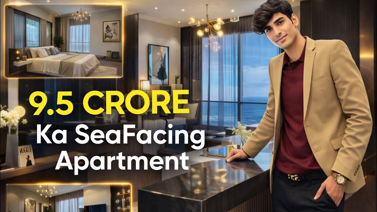 95 MILLION SeaFacing 3 BedRoom In HMR Waterfront