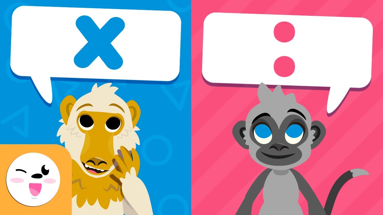 MULTIPLICATION and DIVISION - Math for Kids - Compilation Video