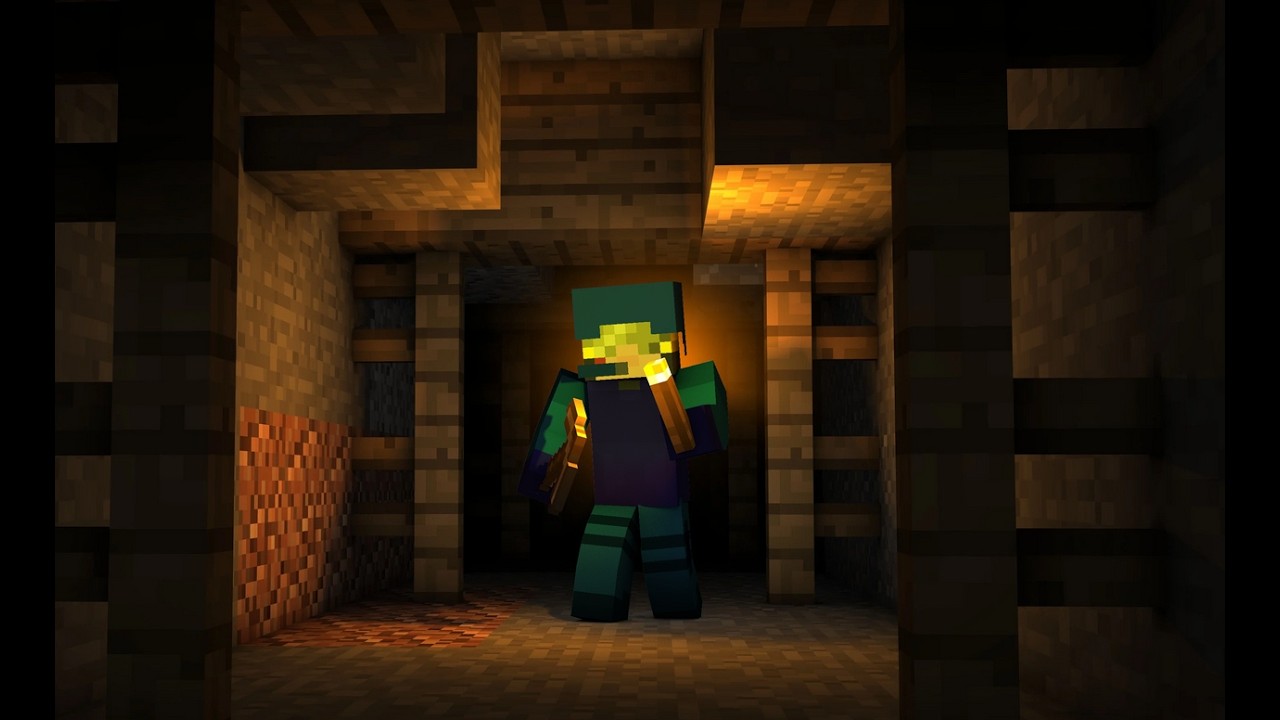 Explorando as Minas Abandonadas Antigas - Minecraft