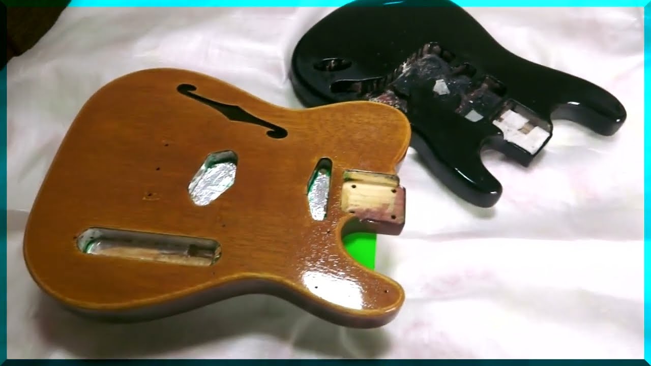 Telecaster Thinline Duas Cores - Envernizada!