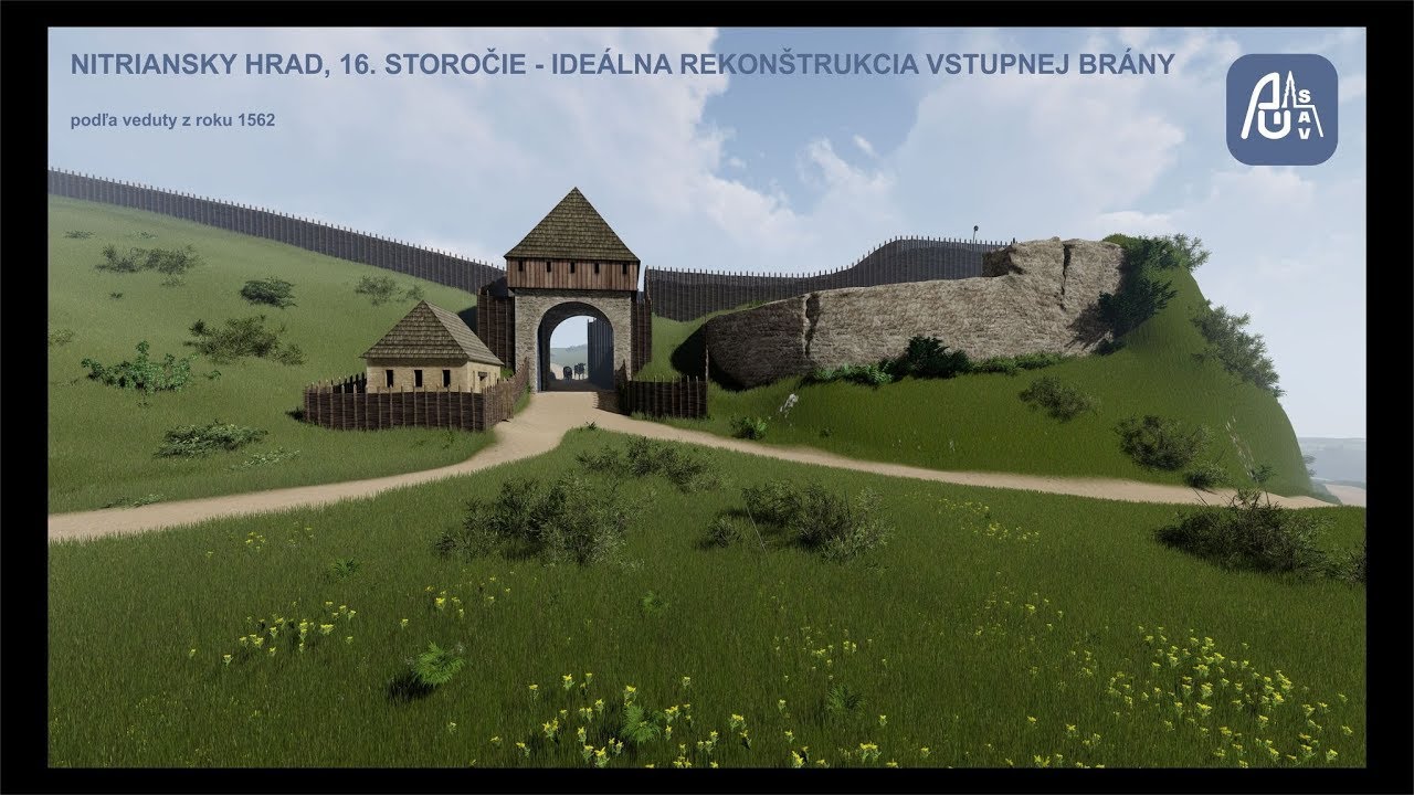 Nitriansky hrad, vstupn&aacute; br&aacute;na - 16. storočie