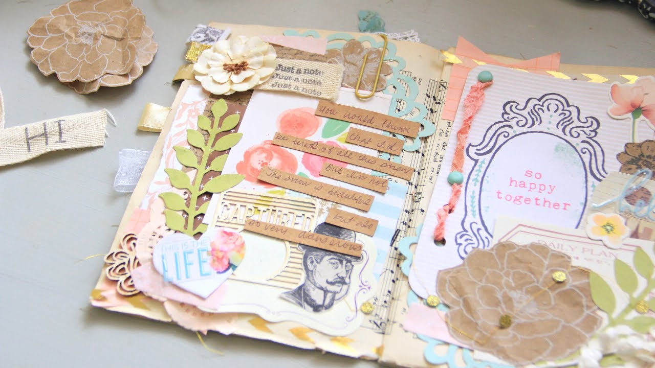 Junk Journal Page Ideas for 🌸 Spring 🌸