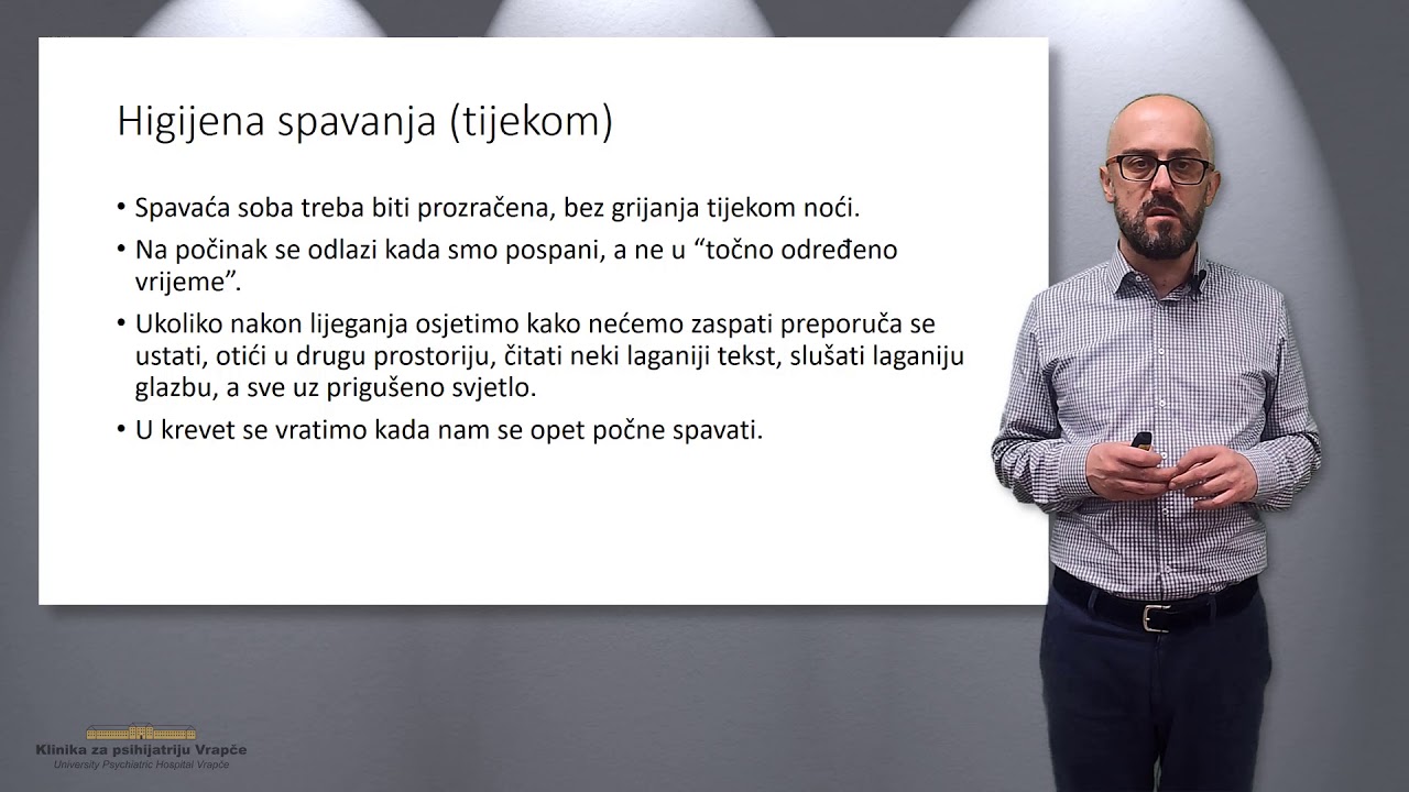 Higijena spavanja, doc. dr. sc. Domagoj Vidović, dr. med.