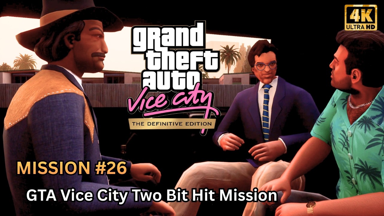 GTA Vice City Two Bit Hit Mission Guide | Walkthrough PC, PS2 & Definitive Edition #gta #gaming