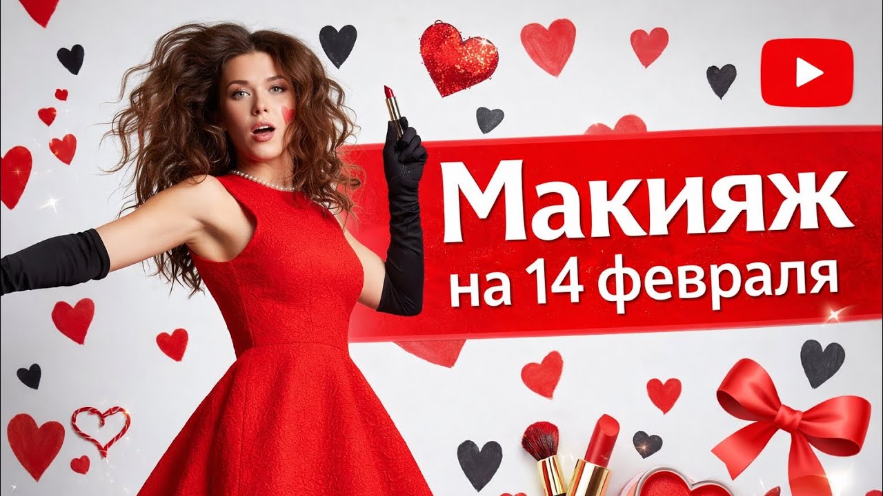 Макияж на День Святого Валентина | Легко и в удовольствие💖Самое ценное это медитативное состояние!✨