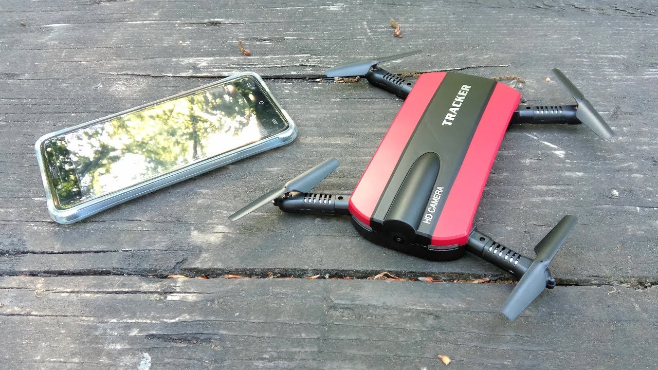 JXD 523 Tracker - Faltbare Selfie Drohne mit WiFi FPV von Lightake.com // Testbericht & Testflug