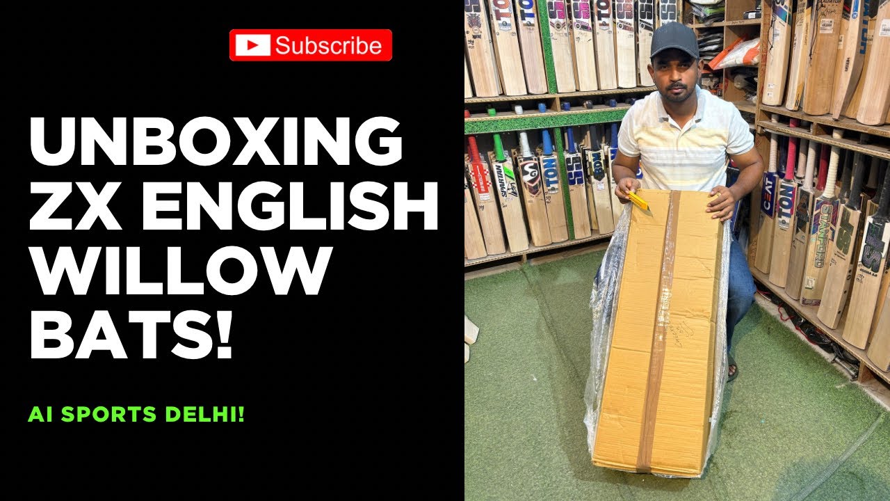 Unboxing ZX English Willow Bats | Ai Sports Delhi | +918287417792/9667010575 