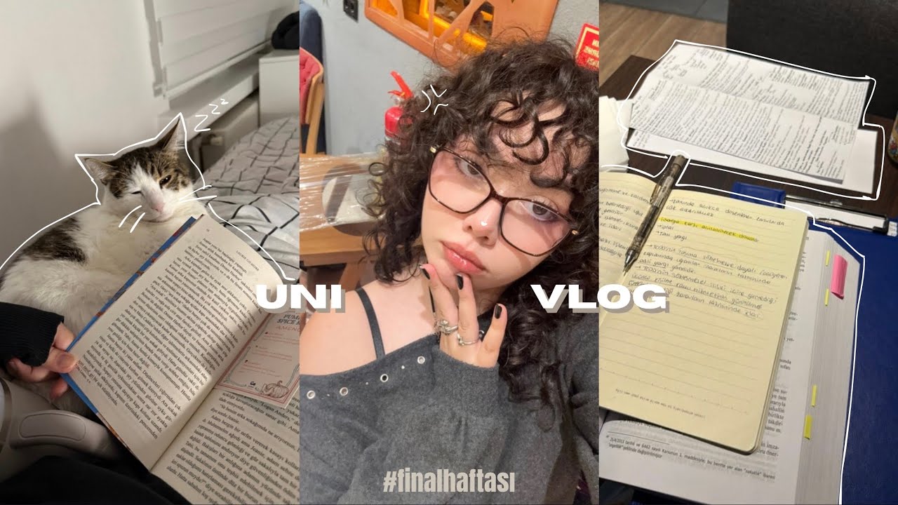 VLOG|| hukuk fakültesi final haftası, notlarım, temizlik, ders çalışma…
