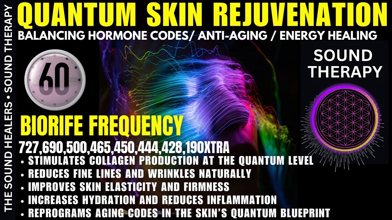 ANTI-INFLAMMATION / ANTI-AGING / DNA ACTIVATION / SKIN REJUVENATION / ENERGY FREQUENCY / SOUND MUSIC