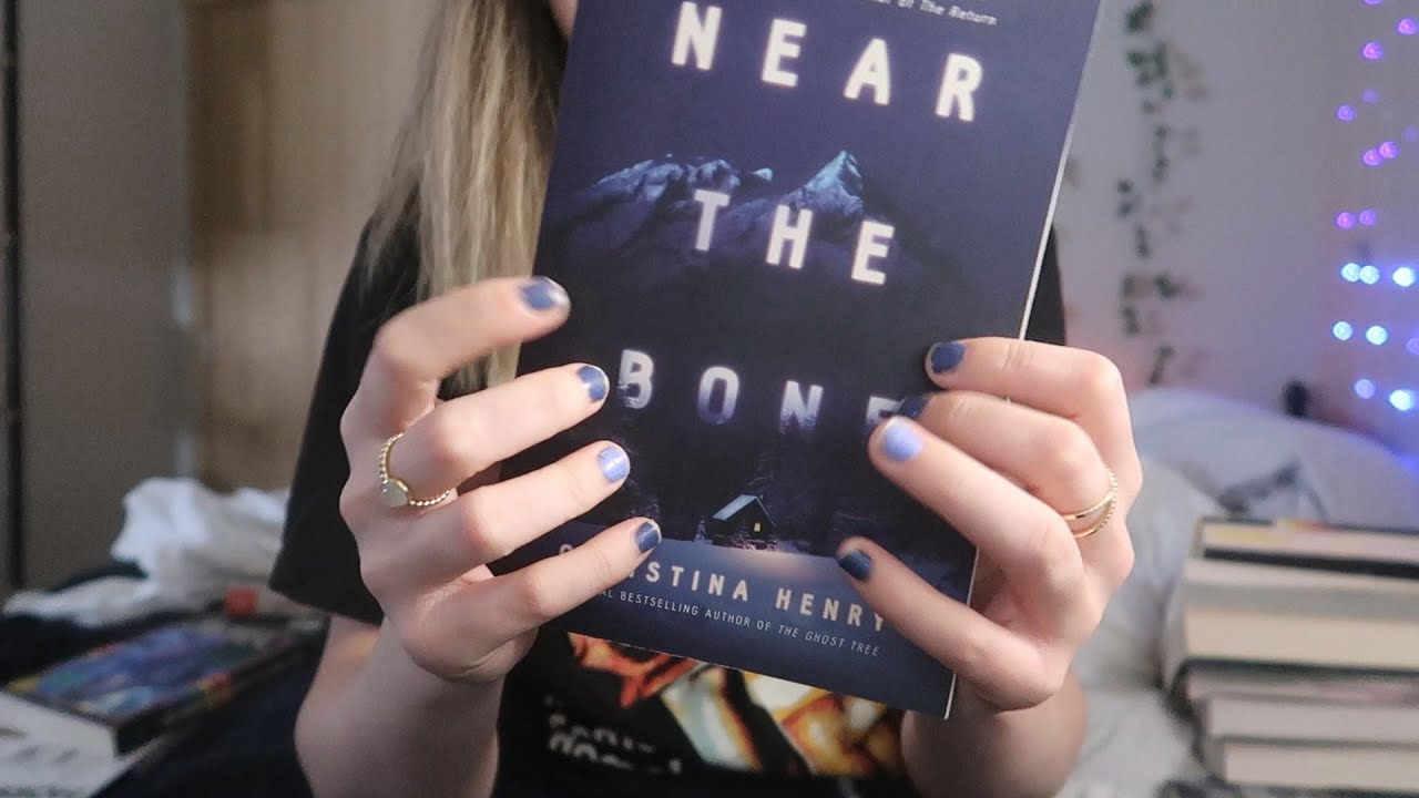 ASMR tapping on spooky books for spooky season (book sounds, tapping scratching, page flipping)