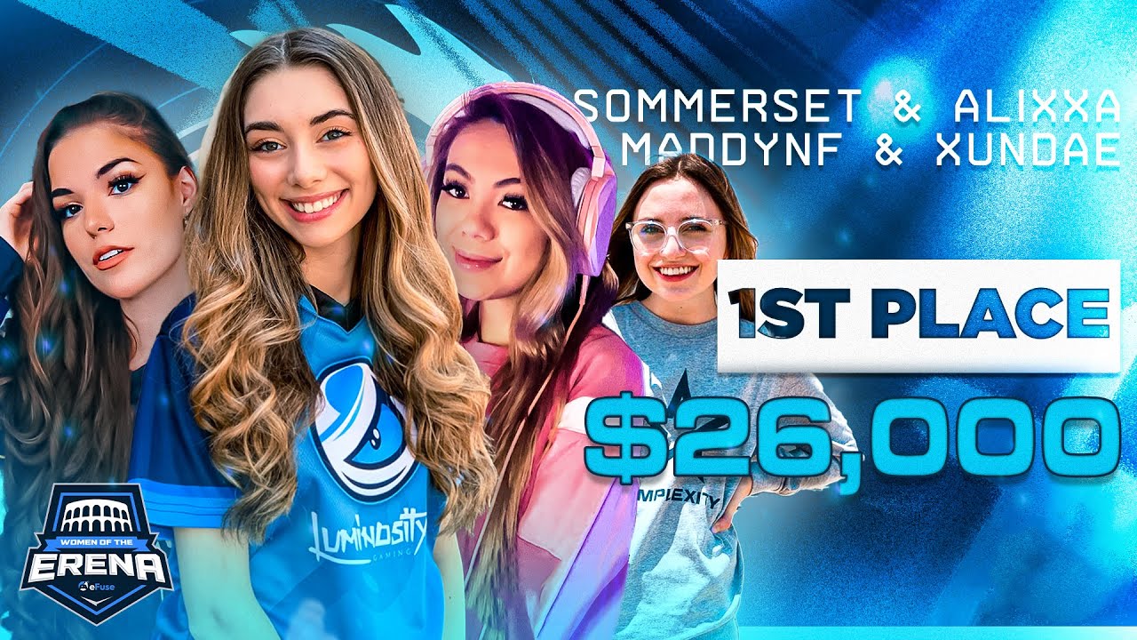 How we placed 1st ($26,000) in the EFuse Women of the Erena Tournament! ft. Alixxa, Maddynf, Xundae