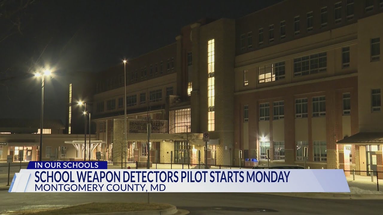 Montgomery County schools weapon detectors pilot program beginning on Monday