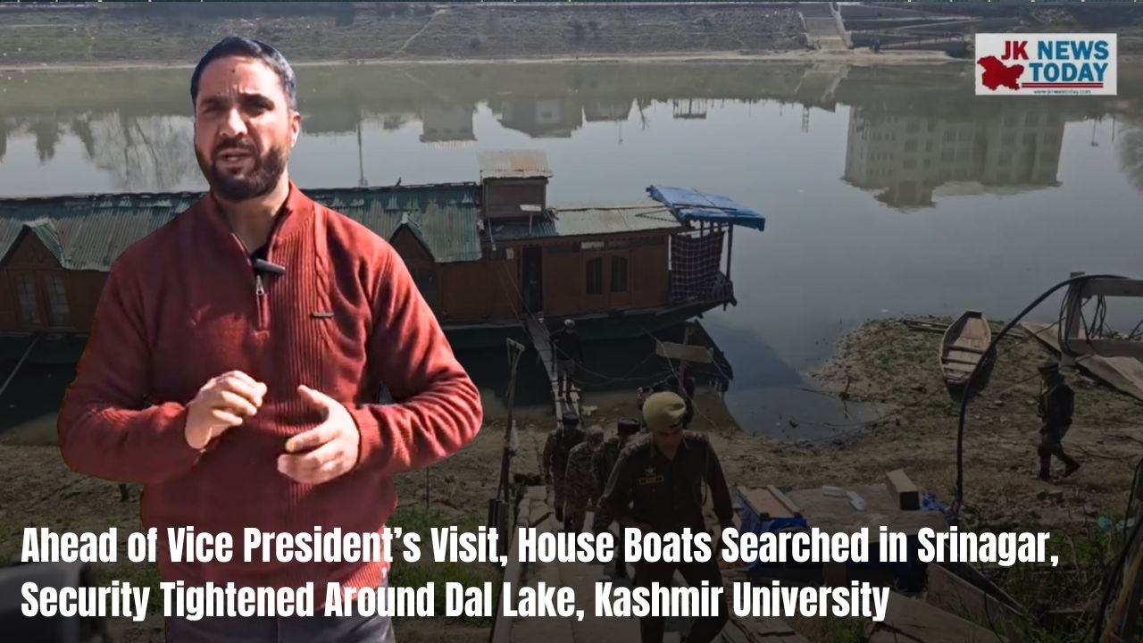 Ahead of Vice President’s Visit, House Boats Searched in Srinagar,Security Tightened Around Dal Lake