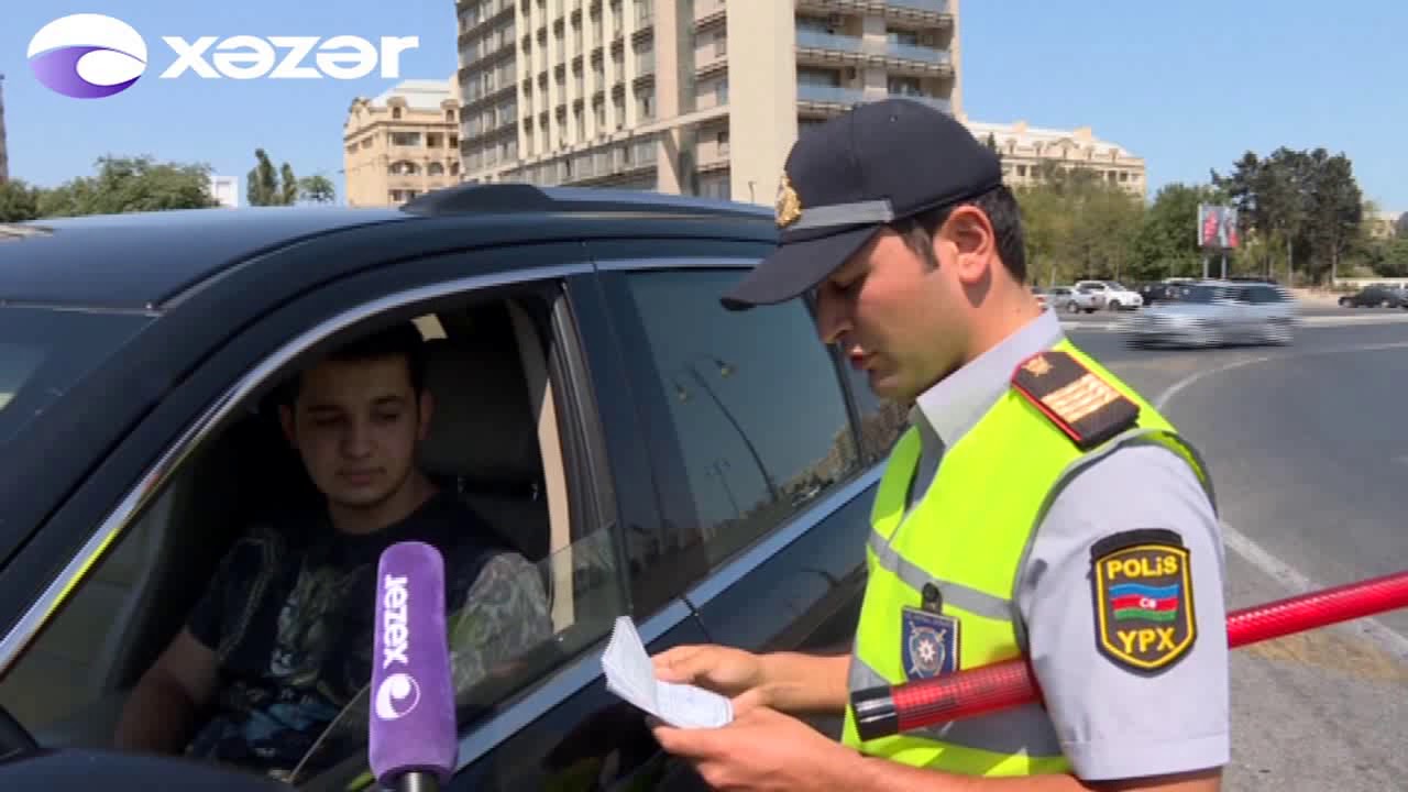 Bakıda yol polisi sürücülərə qarşı reyd keçirib