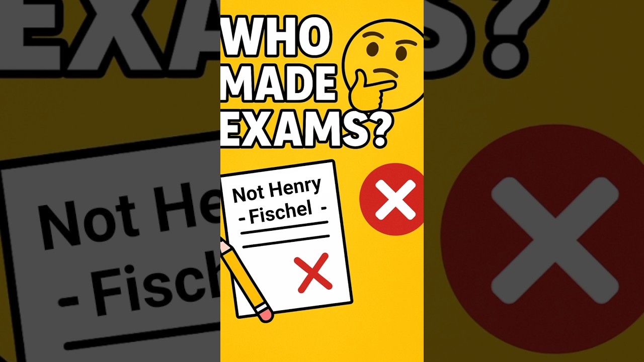 Who invented Exam&nbsp;| The Shocking Truth 😱 #ExamFact #shorts