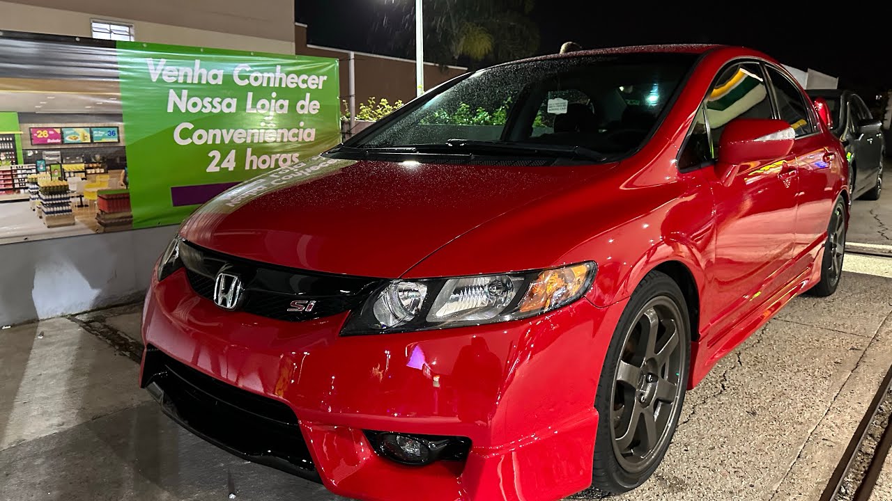 ACELERANDO HONDA CIVIC SI POPS AND BANGS HONDATA REMAP