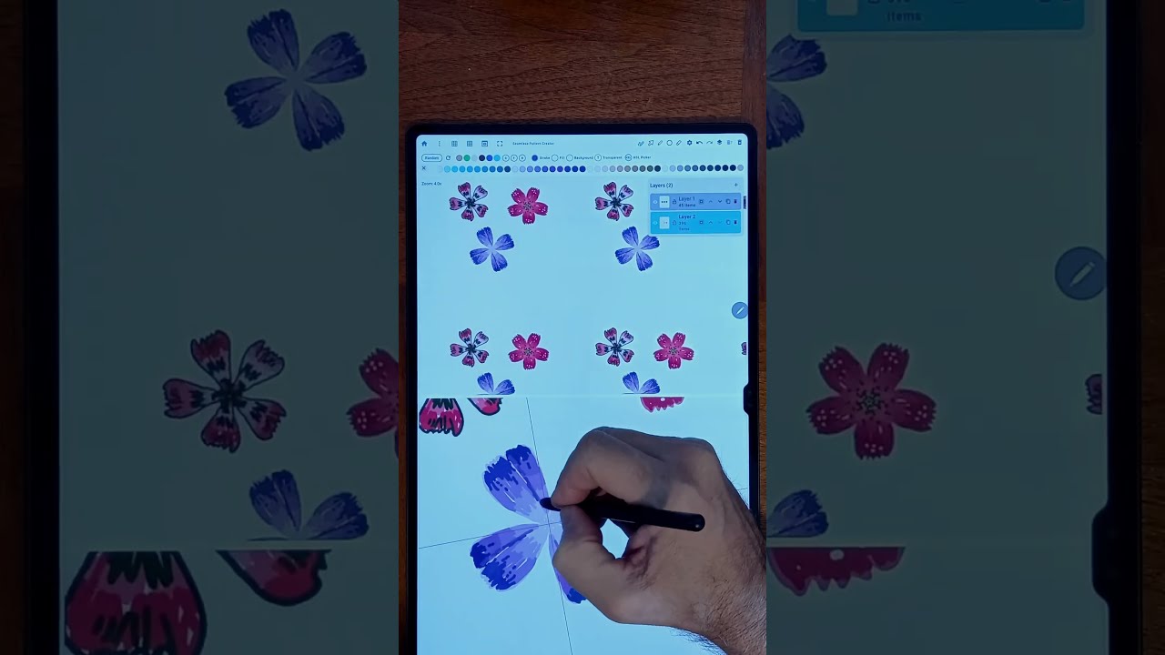 Easy vector pattern and illustration drawing on Android! 