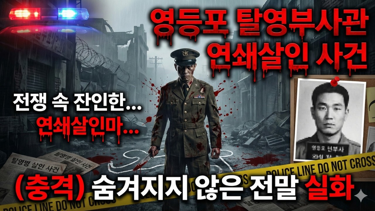 [1952년 실화] 영등포 탈영부사관 연쇄살인 사건.. 전쟁 속 공포의 살인마