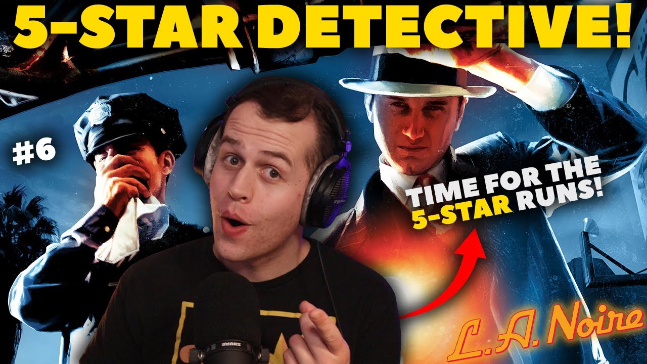 BECOMING A 5-STAR DETECTIVE!! - L.A. Noire Remastered 🏆100% Achievement Playthrough🏆