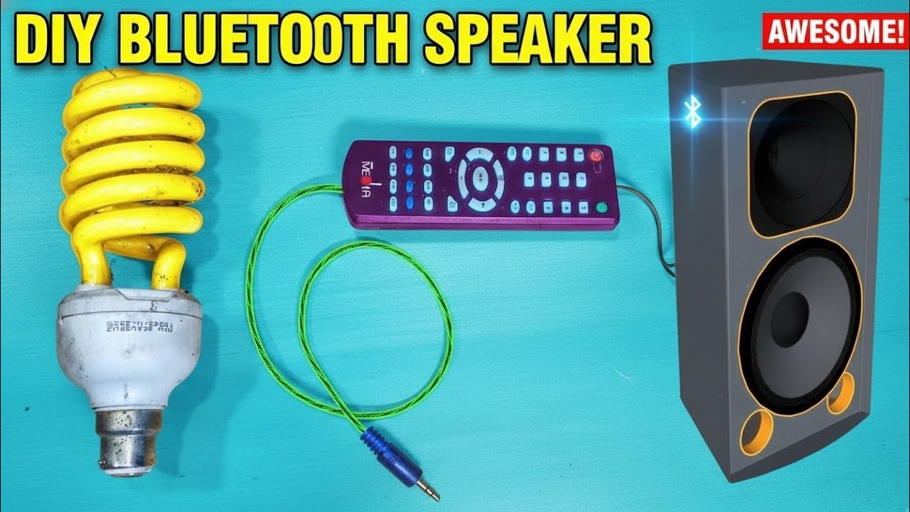 DIY Powerful Ultra Bass Amplifier Using Old Light Parts | Amazing Sound Output | 2026