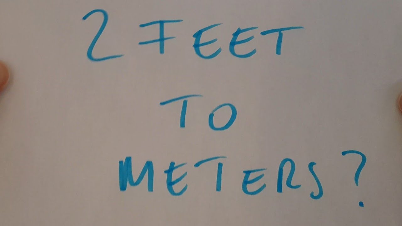 2 feet to meters?